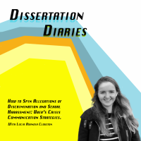 Dissertation Diaries: How to Spin Allegations of Discrimination and Sexual Harassment:  Uber‘s Crisis Communication Strategies.